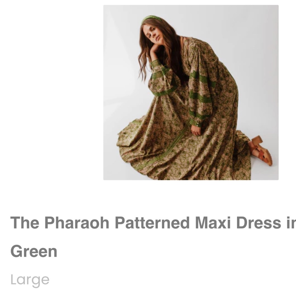 Talisman piper and scoot pharaoh dress. L